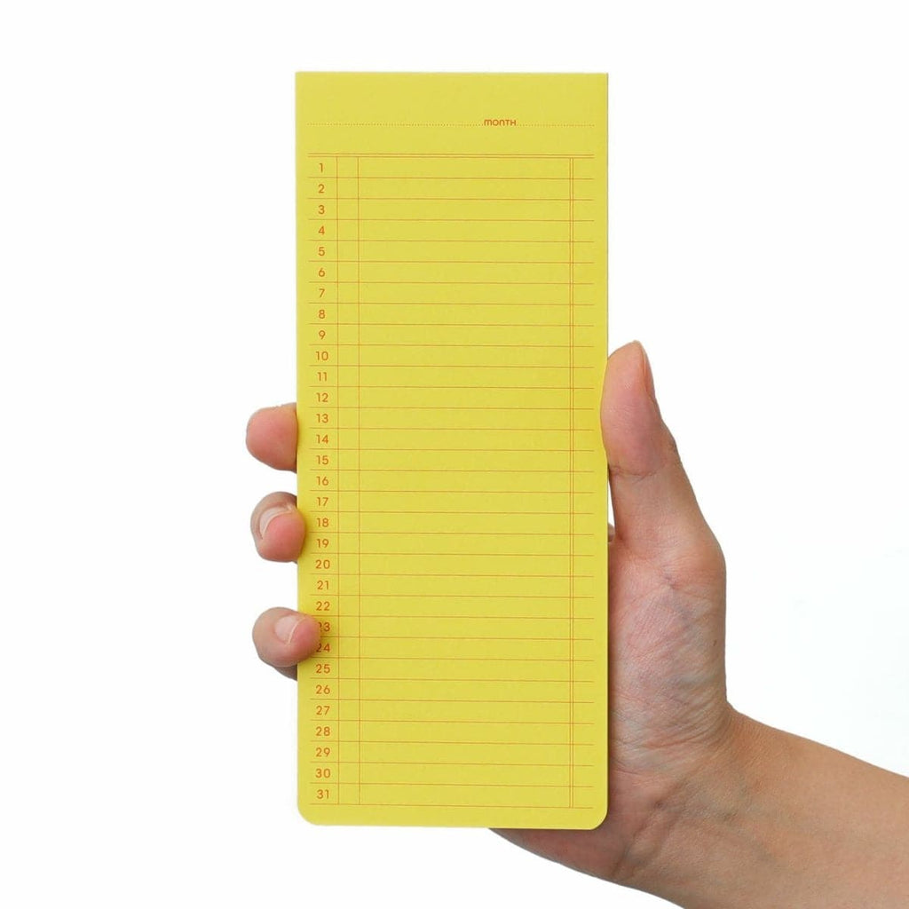 Hightide Penco Sticky Memo Pad Monthly - The Journal Shop