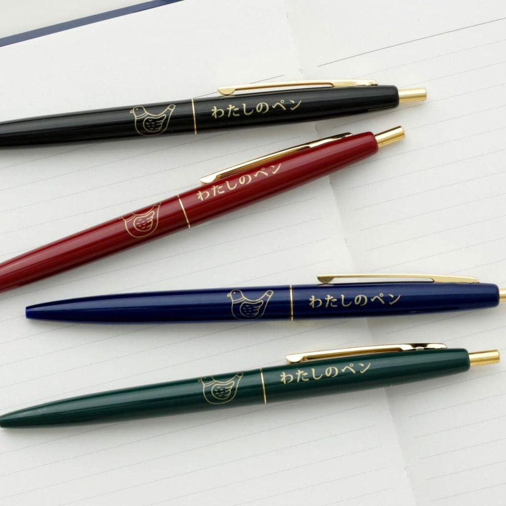 Hightide New Retro Knock Ballpoint Pen - Dove - The Journal Shop