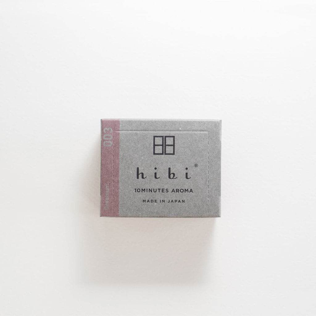 Hibi 10 Minutes Aroma - Large Box - Geranium - The Journal Shop