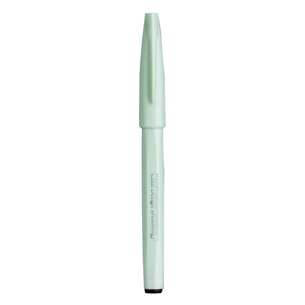 Pentel Fude Touch Brush Sign Pen - Emerald Green