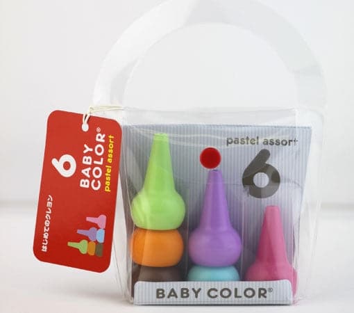 Aozora Baby Colour Crayon Pastel [6 crayons] - The Journal Shop