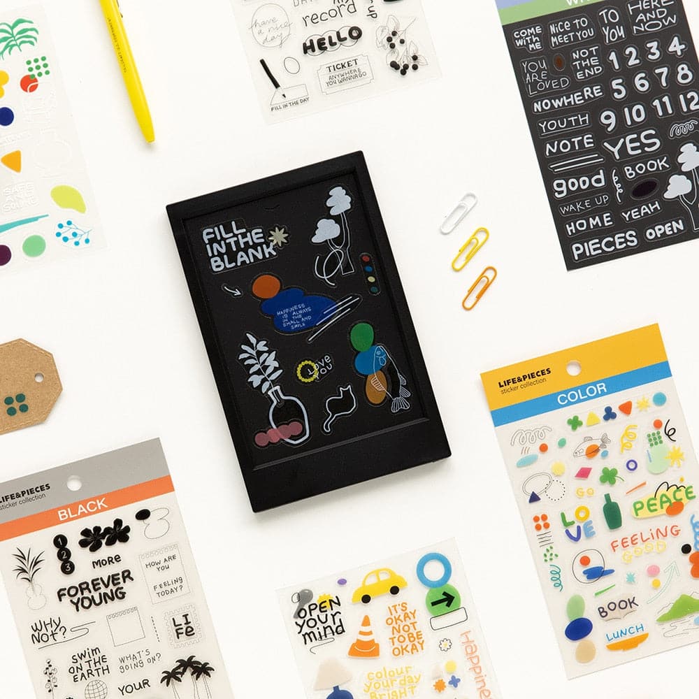 Livework Life & Pieces Sticker Collection - The Journal Shop