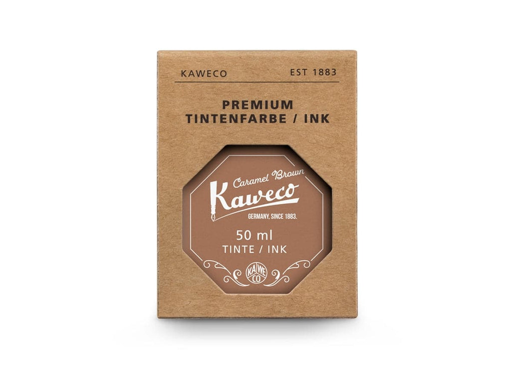 Kaweco Bottled Ink, 50ml - Caramel Brown - The Journal Shop