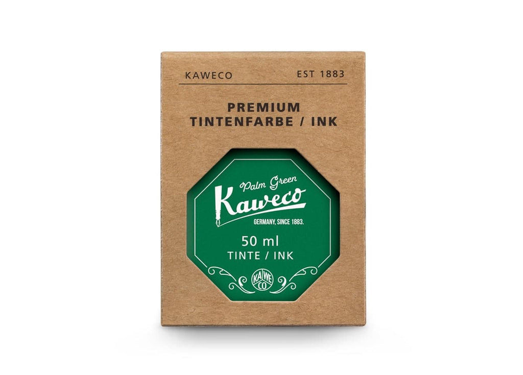 Kaweco Bottled Ink, 50ml - Palm Green - The Journal Shop