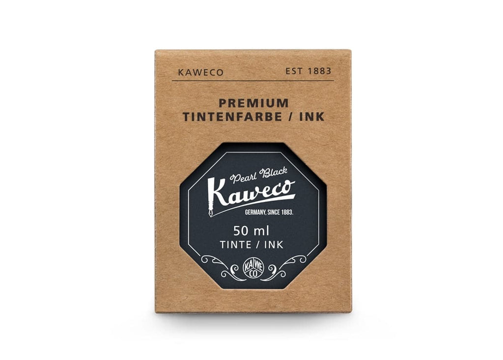 Kaweco Bottled Ink, 50ml - Pearl Black - The Journal Shop