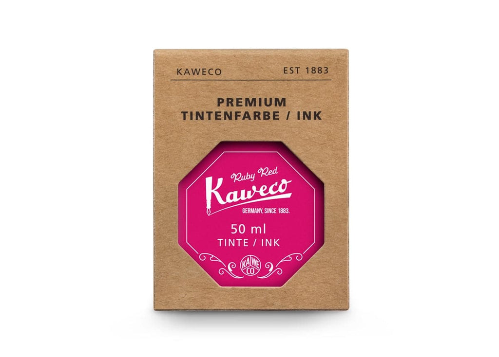 Kaweco Bottled Ink, 50ml - Ruby Red - The Journal Shop