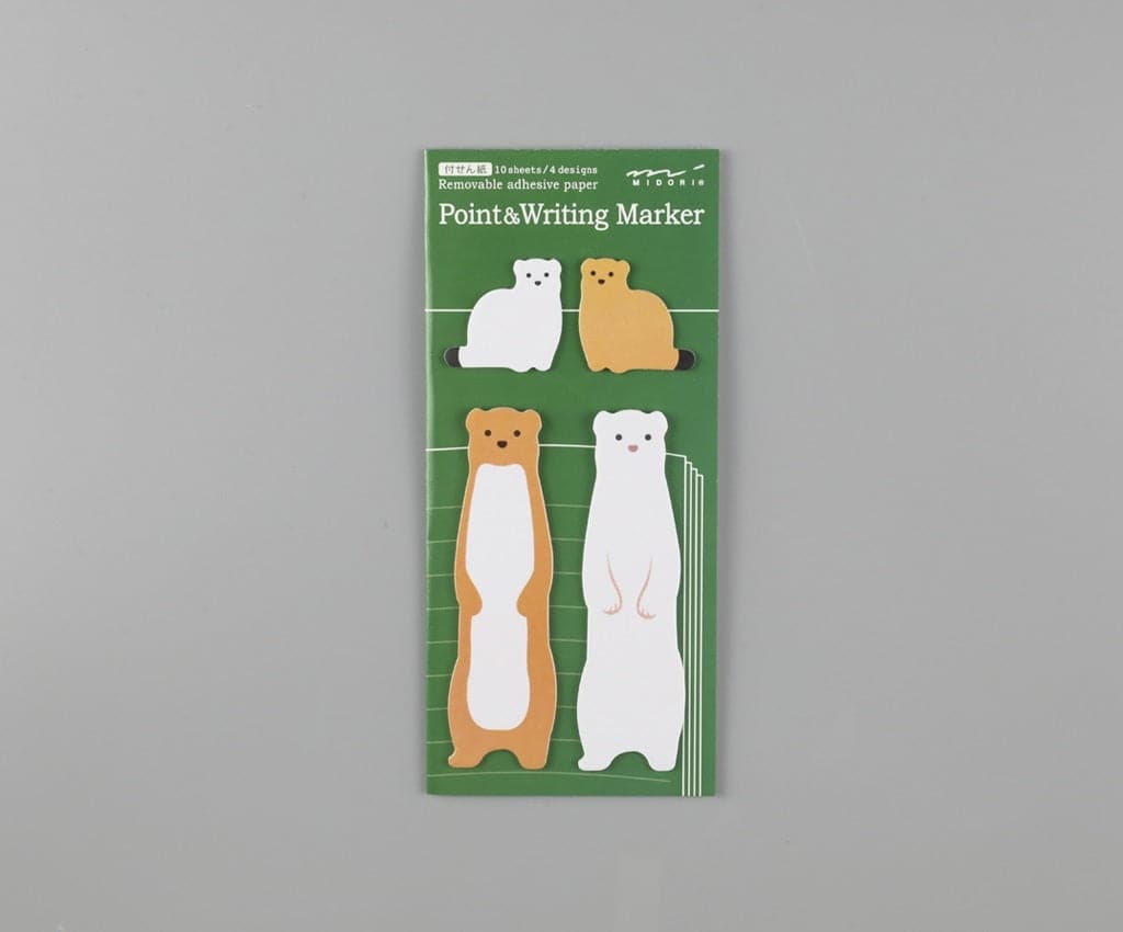 Midori Point & Writing Marker Set -- Weasel - The Journal Shop