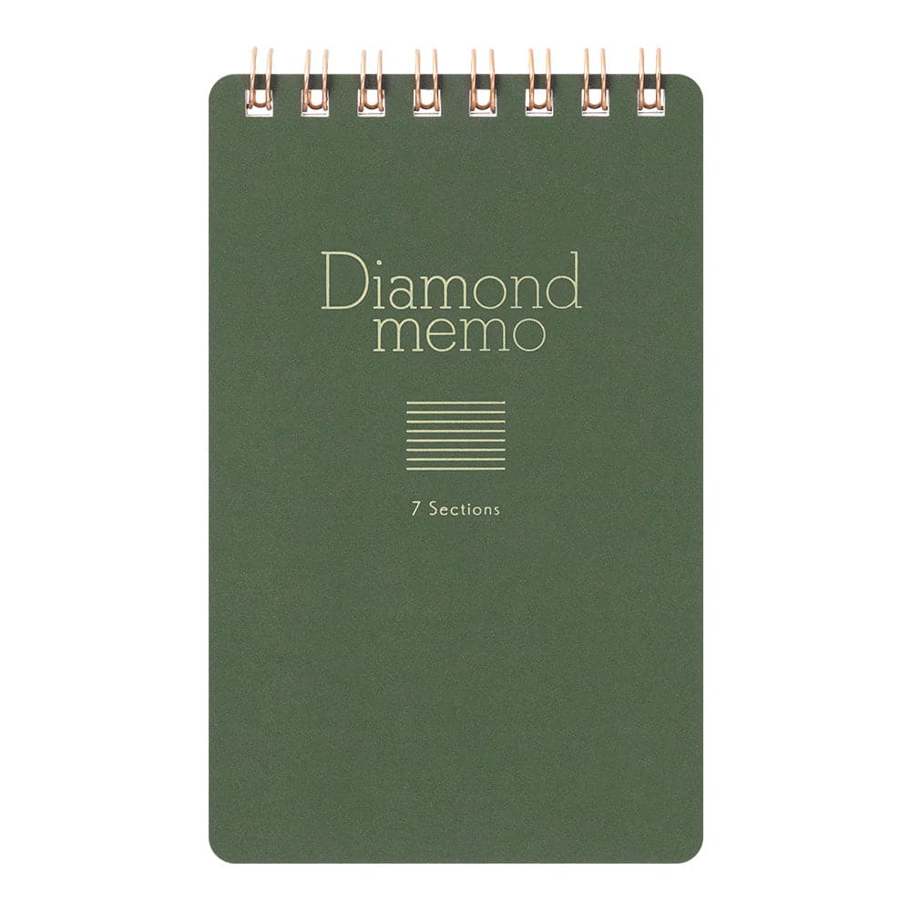 Midori Diamond Memo Pad Green - The Journal Shop
