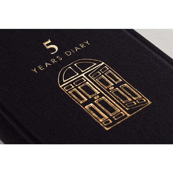 Midori 5 Year Diary - Gate Black - The Journal Shop