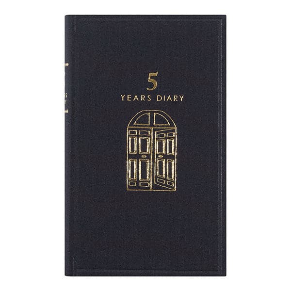 Midori 5 Year Diary - Gate Black - The Journal Shop