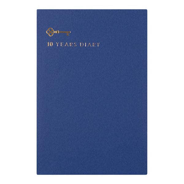 Midori 10 Year Diary - Navy - The Journal Shop