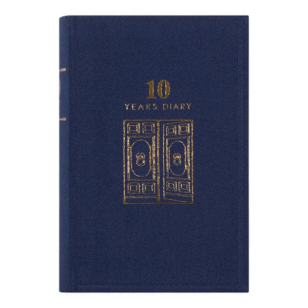 Midori 10 Year Diary - Navy - The Journal Shop