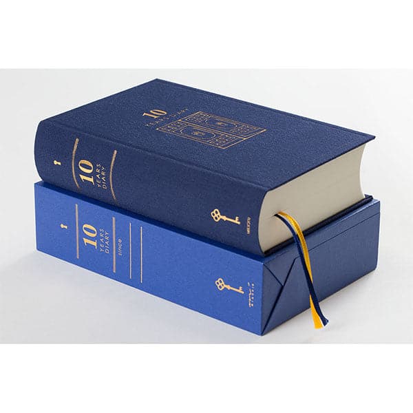 Midori 10 Year Diary - Navy - The Journal Shop