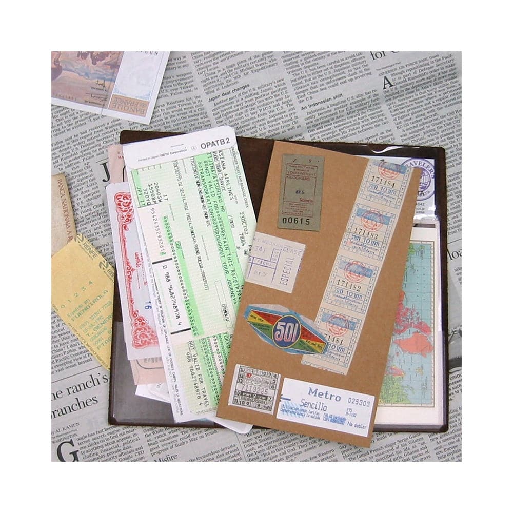TRAVELER'S Notebook - Refill 004 : Pocket Stickers - The Journal Shop