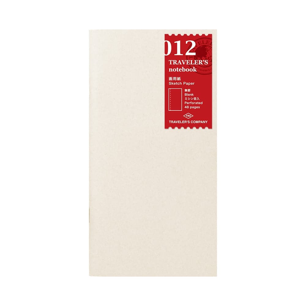 TRAVELER'S Notebook -- Refill 012 : Sketch Paper - The Journal Shop