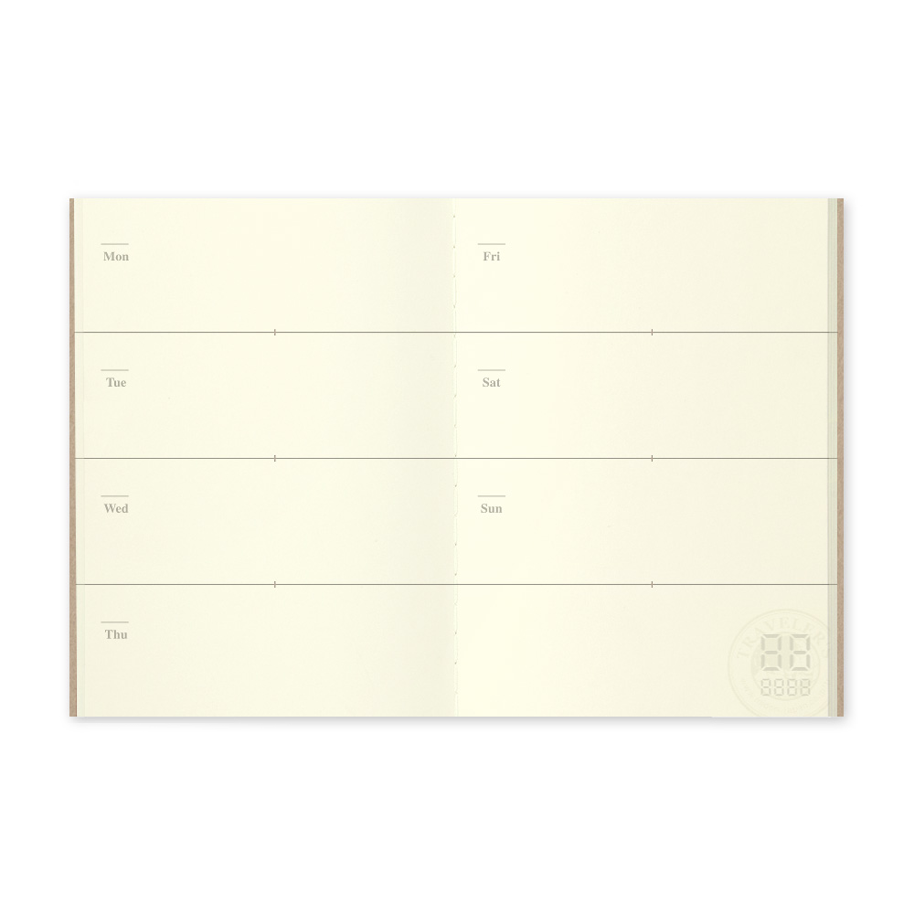 TRAVELER'S Passport Notebook -- Refill 007 : Free Diary (Weekly) - The Journal Shop