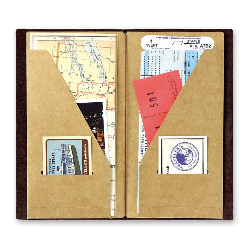 TRAVELER'S Notebook -- Refill 020 : Kraft File - The Journal Shop