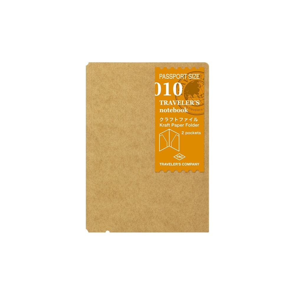 TRAVELER'S Passport Notebook -- Refill 010 : Kraft File - The Journal Shop