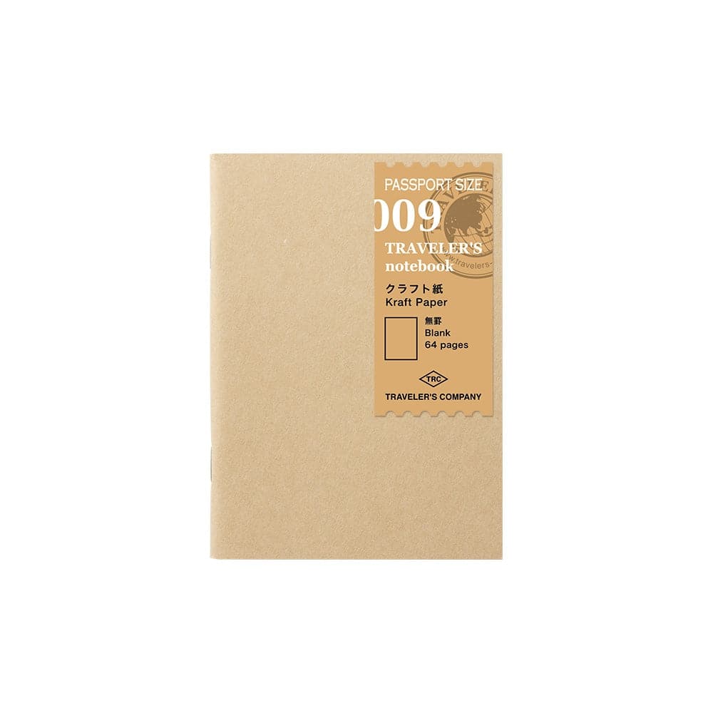 TRAVELER'S Passport Notebook -- Refill 009 : Kraft Paper - The Journal Shop