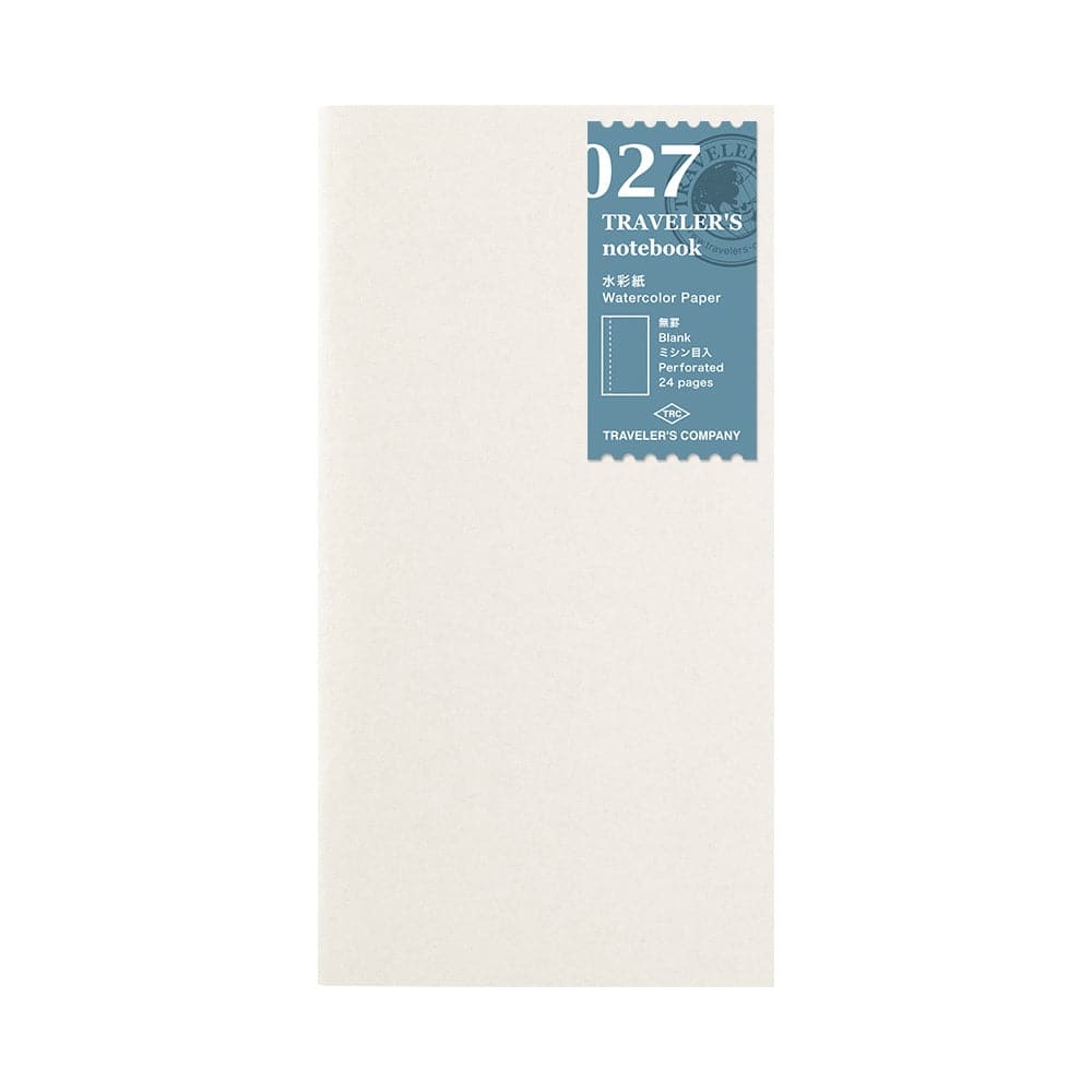 TRAVELER'S Notebook Refill 027 Watercolor Paper - The Journal Shop