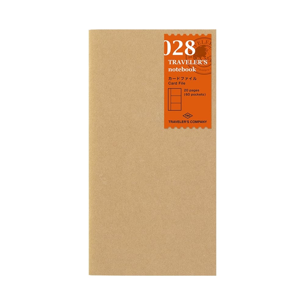 TRAVELER'S Notebook Refill 028 - Card File - The Journal Shop