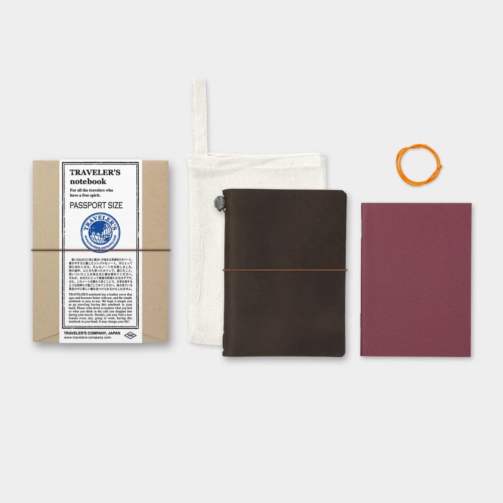 TRAVELER'S Passport Notebook - Brown - The Journal Shop