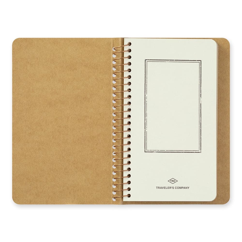 Traveler's Company Spiral Ring Notebook A6 Slim DW Kraft - The Journal Shop