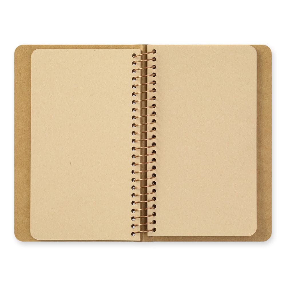 Traveler's Company Spiral Ring Notebook A6 Slim DW Kraft - The Journal Shop