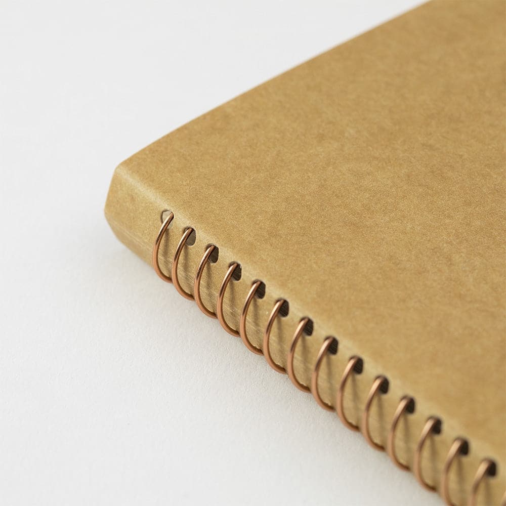 Traveler's Company Spiral Ring Notebook A6 Slim DW Kraft - The Journal Shop