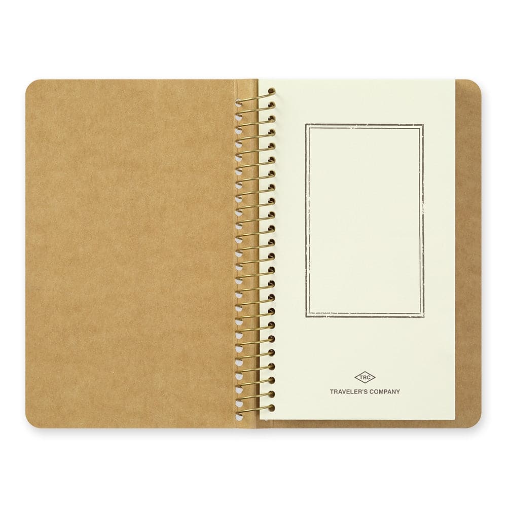 Traveler's Company Spiral Ring Notebook A6 Paper Pocket - The Journal Shop