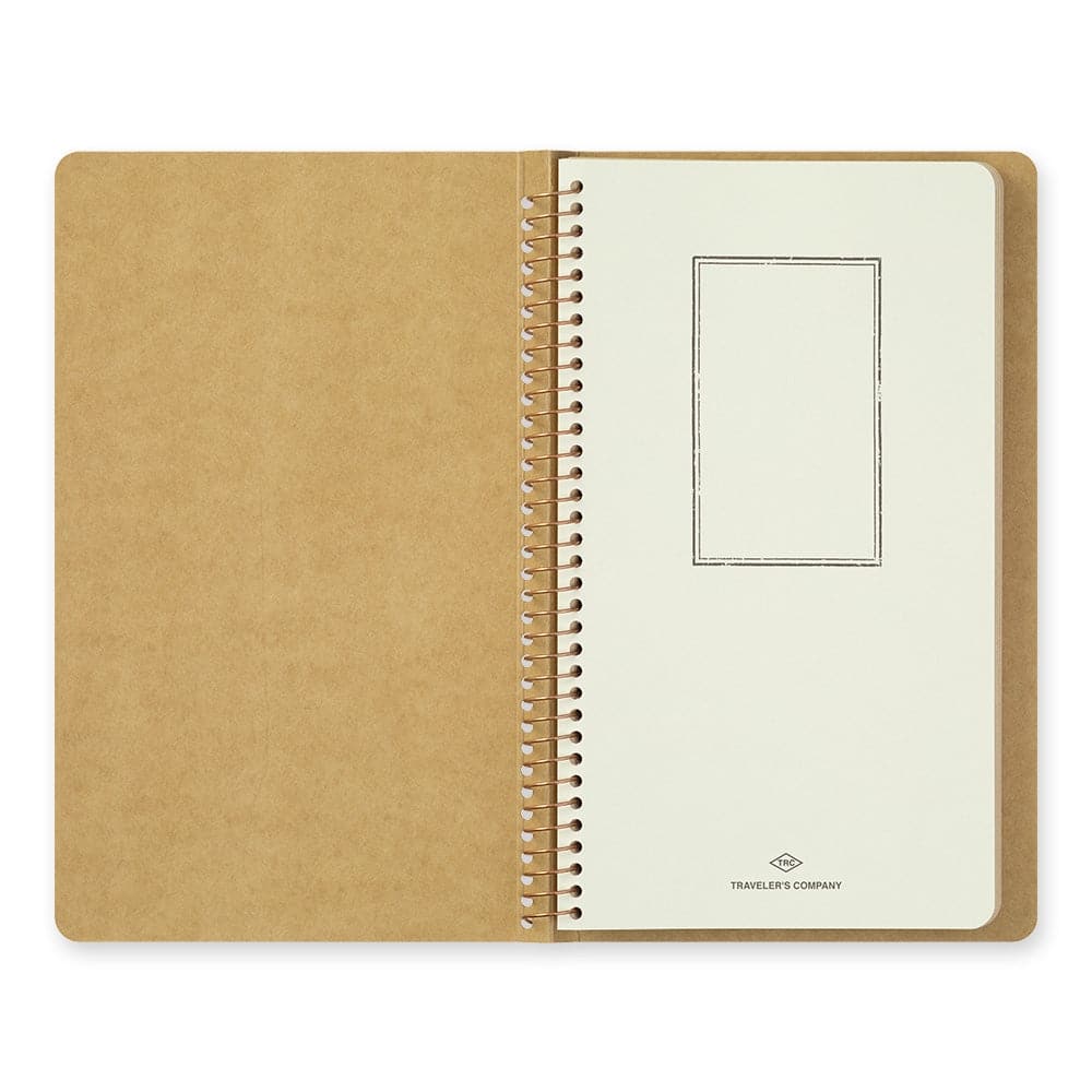 Traveler's Company Spiral Ring Notebook A5 DW Kraft - The Journal Shop