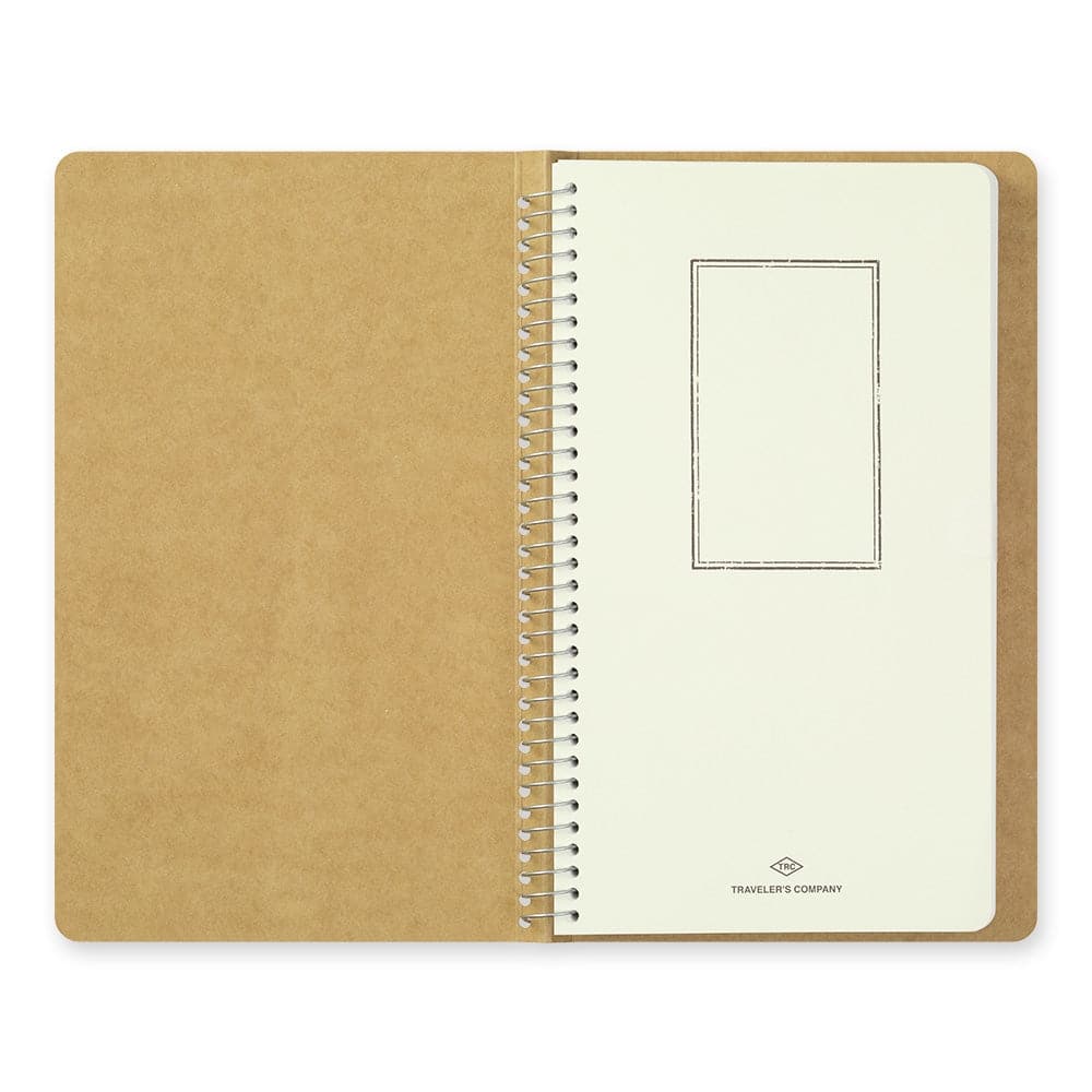 Traveler's Company Spiral Ring Notebook A5 Slim - MD White - The Journal Shop