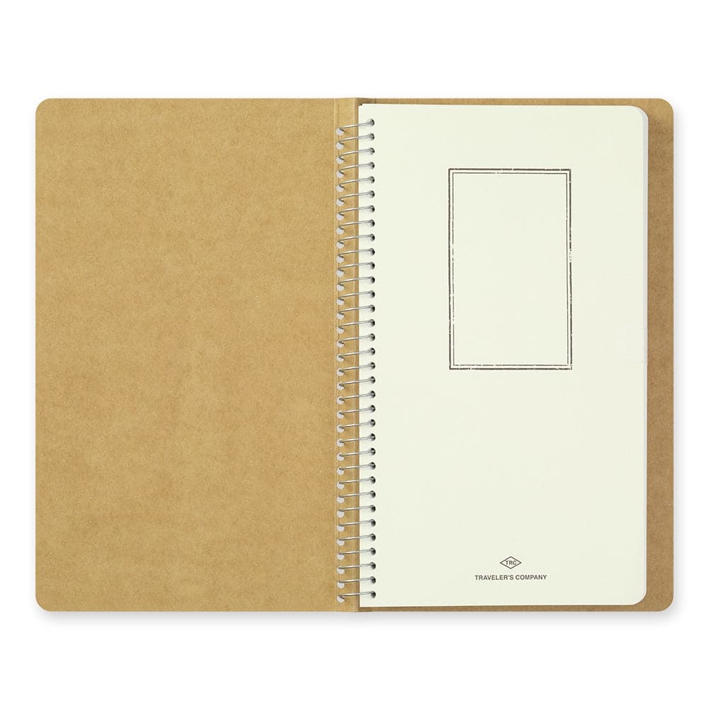 Traveler's Company Spiral Ring Notebook A5 Slim - MD White - The Journal Shop