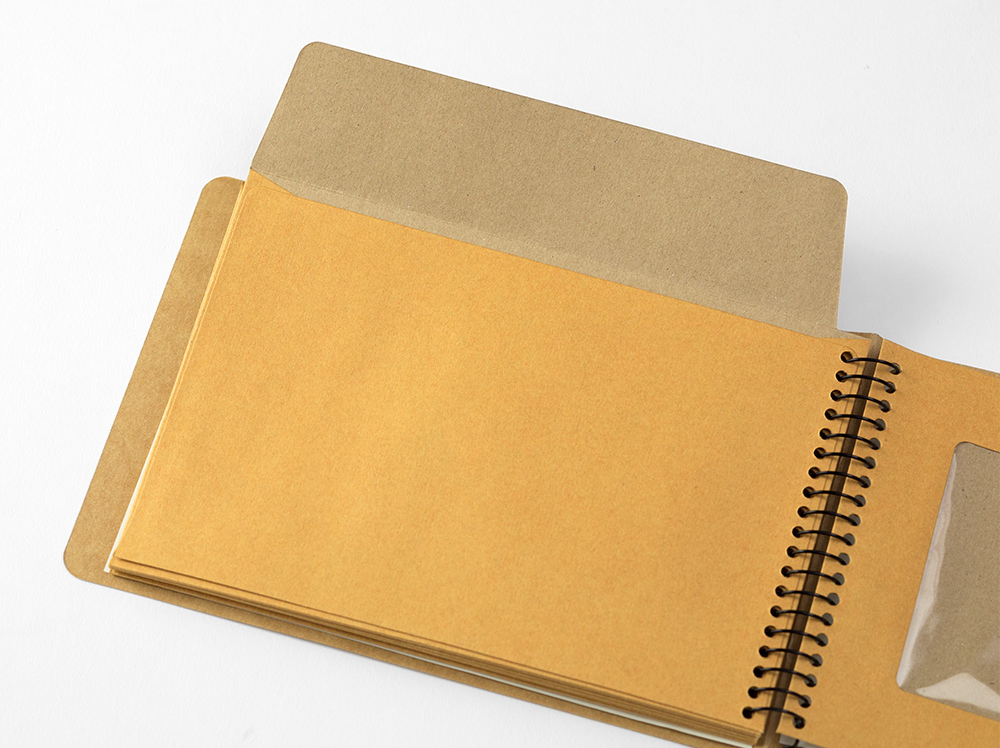 Traveler's Company Spiral Ring Notebook B6 - Window Envelopes - The Journal Shop