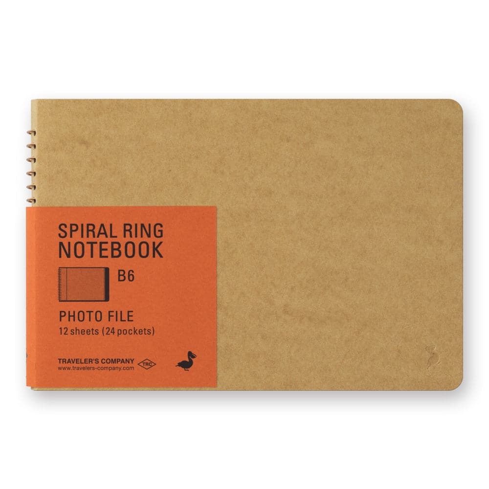 Traveler's Company Spiral Ring Notebook B6 Slim - Photo File - The Journal Shop