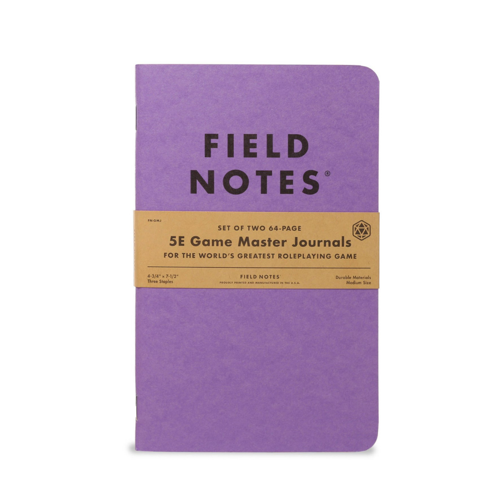 Field Notes 5E Game Master Journal (Pack of 2) - The Journal Shop