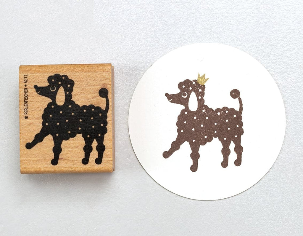 Perlenfischer Stamp - Poodle - The Journal Shop