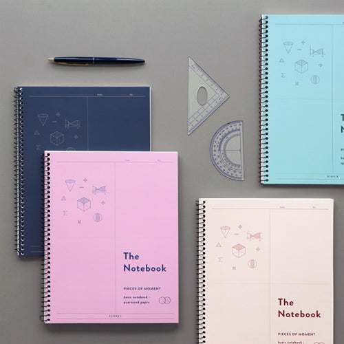 Iconic Basic Notebook [Quartered Paper] - The Journal Shop