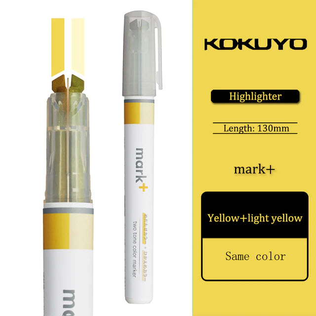 Kokuyo Mark+ Two Tone Colour Marker - The Journal Shop