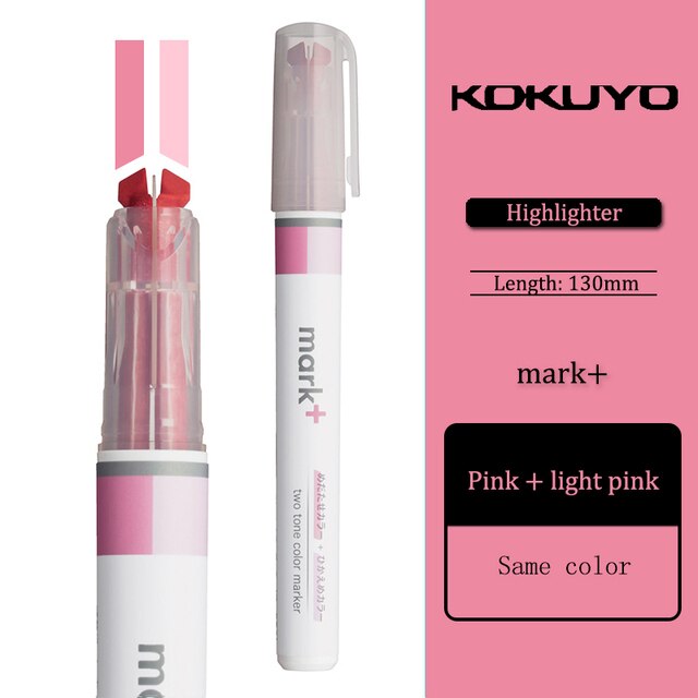 Kokuyo Mark+ Two Tone Colour Marker - The Journal Shop
