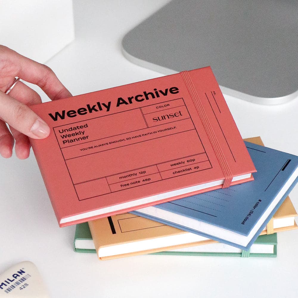 Iconic Undated Weekly Archive Planner - The Journal Shop
