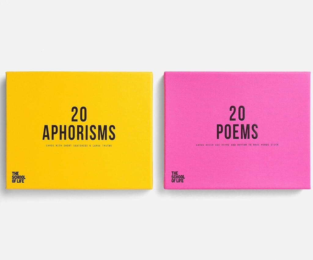 The School of Life 20 Aphorisms - The Journal Shop