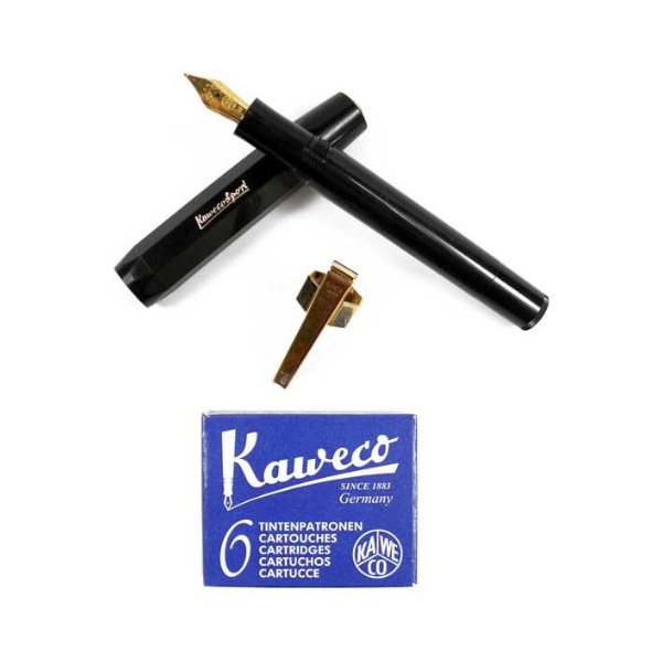 Kaweco Royal Blue Ink Cartridges – 6 Pieces, Short International Size