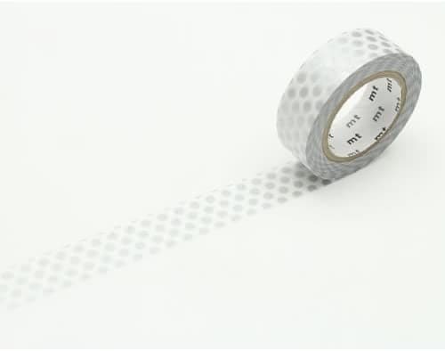 MT Masking Tape, Dot Silver - The Journal Shop