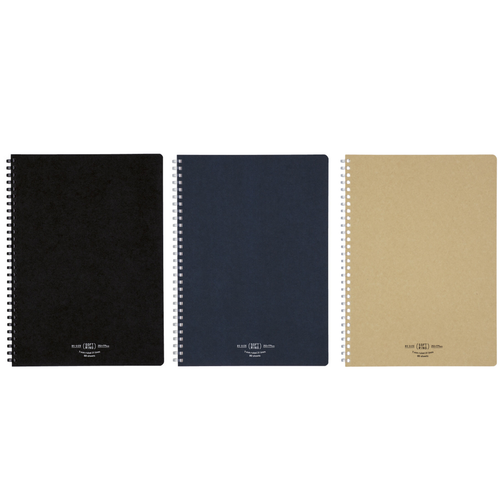 Kokuyo Soft Ring Natural Notebook B5 - The Journal Shop