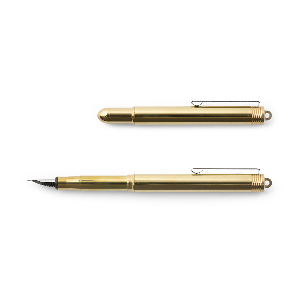 Traveler's Company BRASS Fountain Pen - The Journal Shop