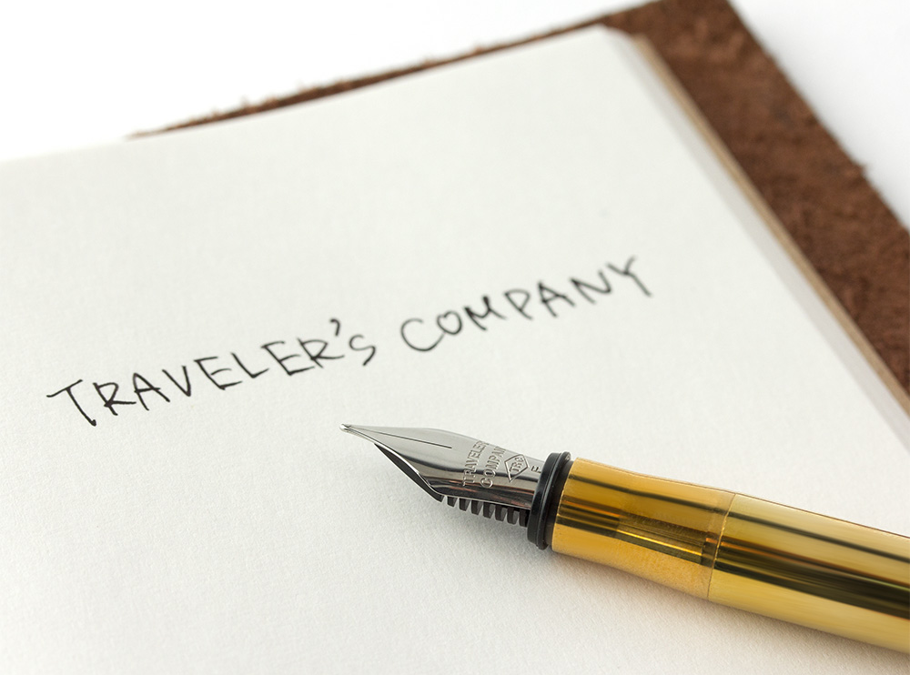 Traveler's Company BRASS Fountain Pen - The Journal Shop