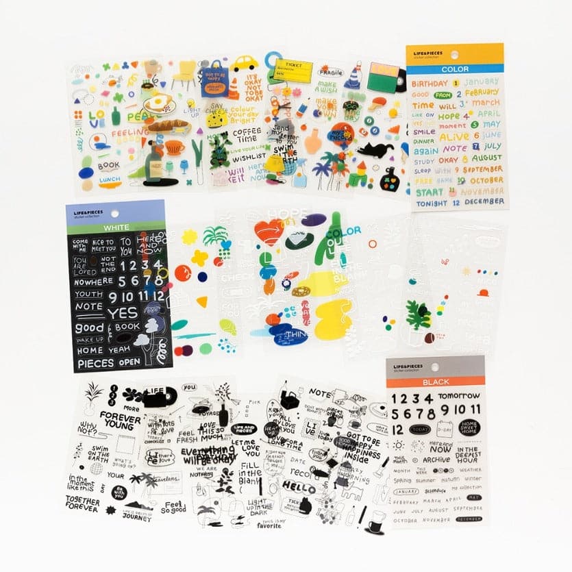 Livework Life & Pieces Sticker Collection - The Journal Shop