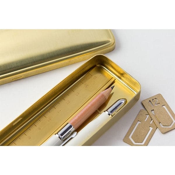 Traveler's Company BRASS Pen Case - The Journal Shop