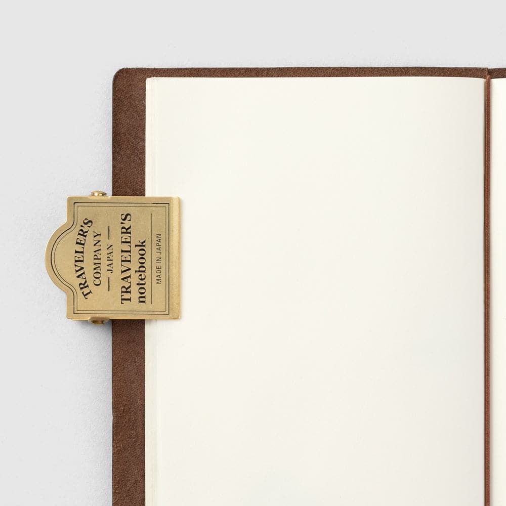 Traveler's Company BRASS Clip TRC Logo - The Journal Shop